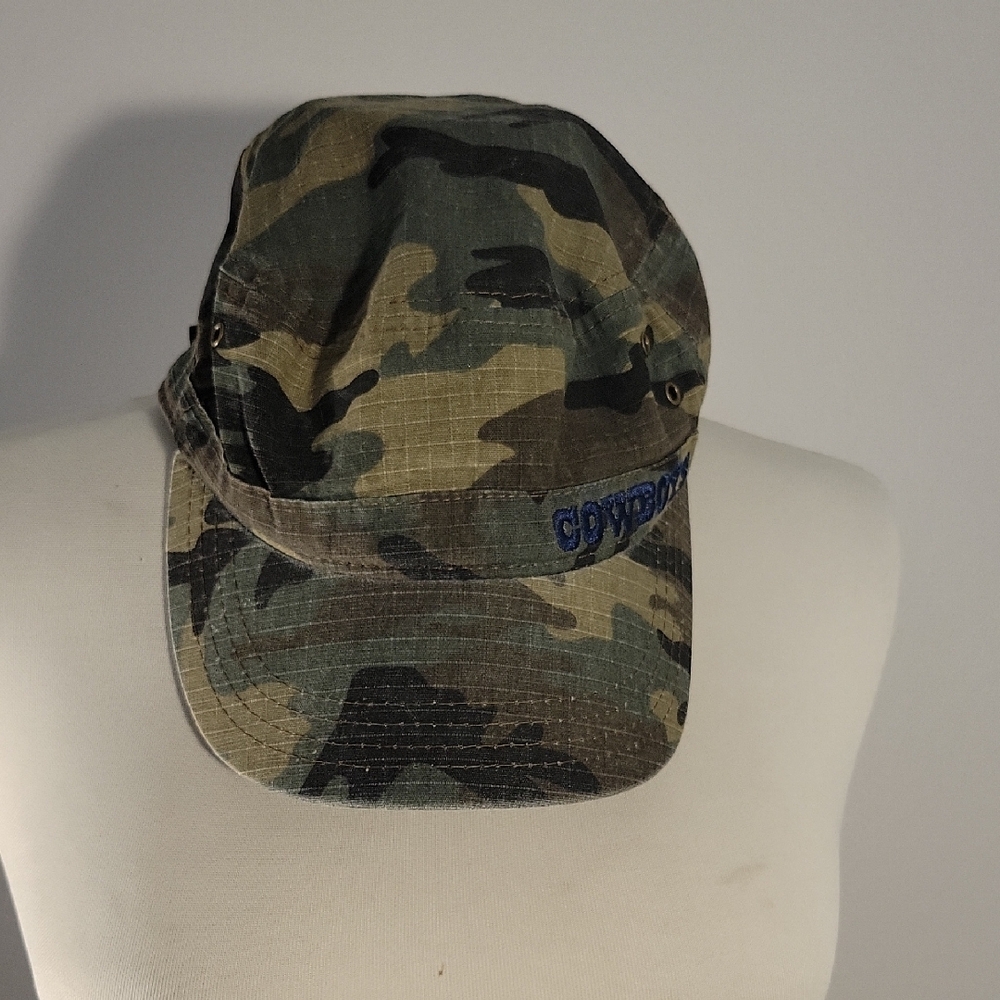 NFL Green and Brown Camouflage Hat with Adjustable Strap